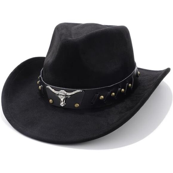 Other - Cowboy Hat for Men Women Classic Cowgirl Hat Wide Brim Western Women Mens